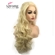 Load image into Gallery viewer, StrongBeauty Lace Front Wigs  Brown Mix Glueless Long Wavy Heat Resistant Hair Wig