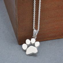Load image into Gallery viewer, Cute Pets Dogs Footprints Paw Chain Pendant Necklace Necklaces &amp; Pendants Jewelry for Women Sweater necklace