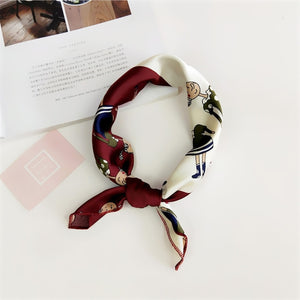 Retro hair scarf