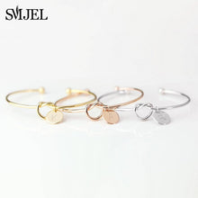 Load image into Gallery viewer, Personalized Knot Initial Bracelet