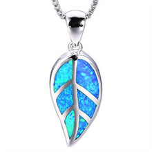 Load image into Gallery viewer, Fashion Silver Filled Blue Imitati Opal Sea Turtle Pendant Necklace for Women
