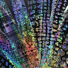 Load image into Gallery viewer, Roll of holographic nail  art decals
