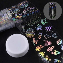 Load image into Gallery viewer, Roll of holographic nail  art decals