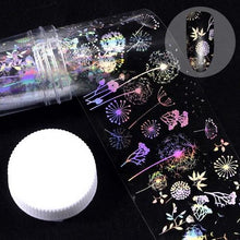 Load image into Gallery viewer, Roll of holographic nail  art decals
