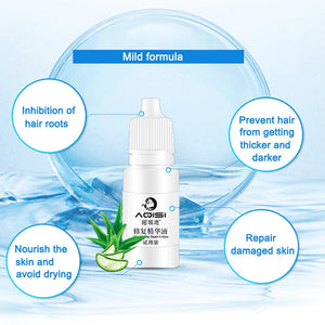 Effective Herbal Permanent Hair Growth Inhibitor After Hair Removal Repair Nourish Essence Liquid
