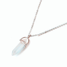 Load image into Gallery viewer, Hexagonal Column Quartz Necklaces Pendants