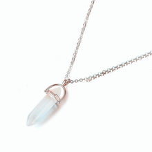 Load image into Gallery viewer, Hexagonal Column Quartz Necklaces Pendants