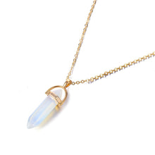 Load image into Gallery viewer, Hexagonal Column Quartz Necklaces Pendants