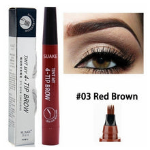 Load image into Gallery viewer, Microblading Eyebrow Pen Waterproof Fork Tip Eyebrow Tattoo Pencil Long Lasting Professional Fine Sketch Liquid Eye Brow Pencil