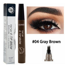 Load image into Gallery viewer, Microblading Eyebrow Pen Waterproof Fork Tip Eyebrow Tattoo Pencil Long Lasting Professional Fine Sketch Liquid Eye Brow Pencil