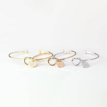 Load image into Gallery viewer, Letter pendent bracelet