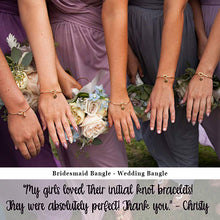 Load image into Gallery viewer, Personalized Knot Initial Bracelet