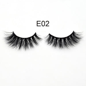 3D reusable handmade mink Eyelashes 100% Cruelty free Lashes