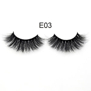 3D reusable handmade mink Eyelashes 100% Cruelty free Lashes