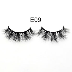 3D reusable handmade mink Eyelashes 100% Cruelty free Lashes