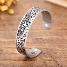 Load image into Gallery viewer, Life Tree Engraved Jewelry Silver/gold plated anklet/bracelet