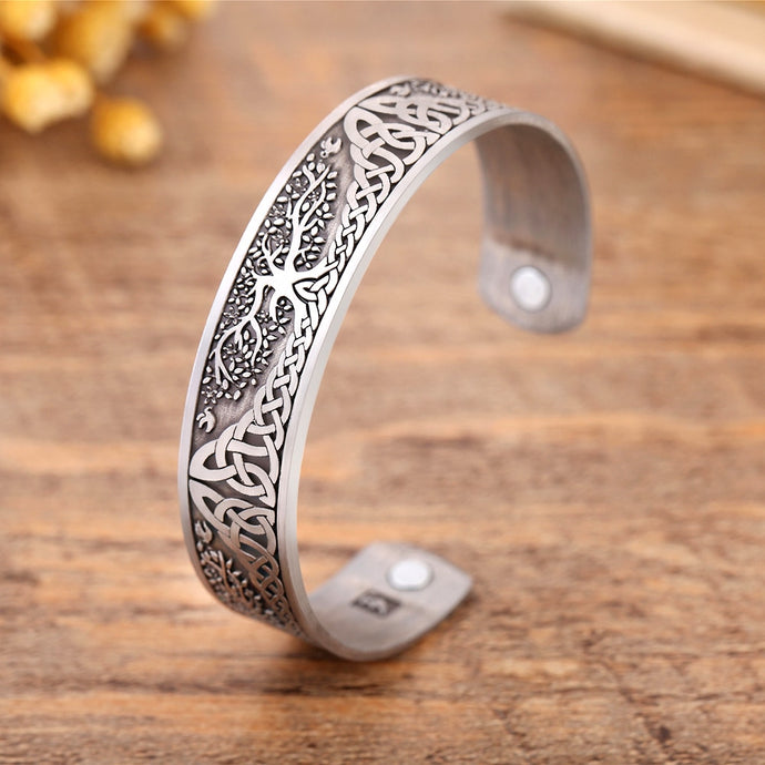 Life Tree Engraved Jewelry Silver/gold plated anklet/bracelet
