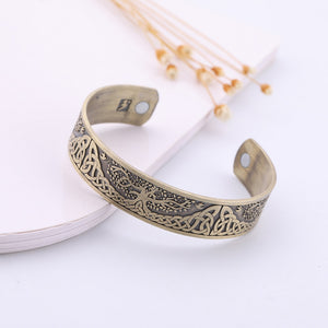 Life Tree Engraved Jewelry Silver/gold plated anklet/bracelet
