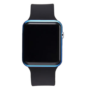 Men's LED  Digital Silicone band Wrist Watch