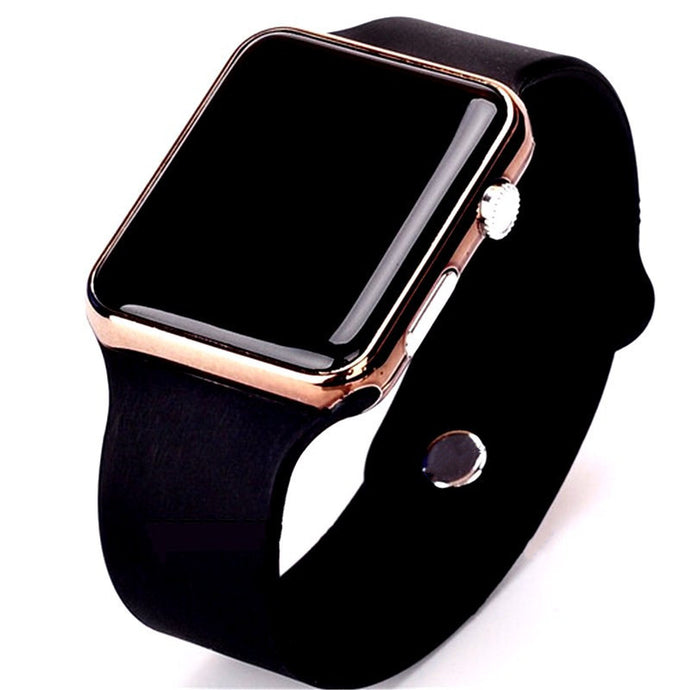 Men's LED  Digital Silicone band Wrist Watch