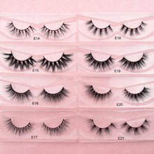 Load image into Gallery viewer, 3D reusable handmade mink Eyelashes 100% Cruelty free Lashes