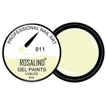 Load image into Gallery viewer, ROSALIND 5ML Painting Gel Varnish 142 Colors Gel Nail Polish Set For Manicure DIY Top Base Coat Hybird Design Of Nail Art Primer