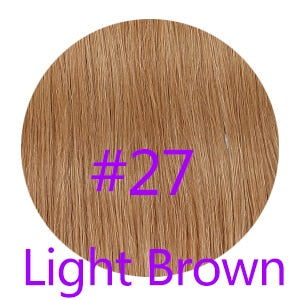 Brazilian Remy Straight Clip in Human Hair Ext14"18" Full Head Salon Style Hair Extension Natural Black  Beautiful Hair