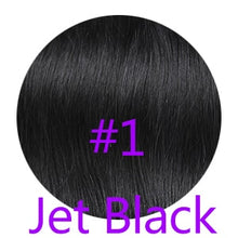Load image into Gallery viewer, Brazilian Remy Straight Clip in Human Hair Ext14&quot;18&quot; Full Head Salon Style Hair Extension Natural Black  Beautiful Hair