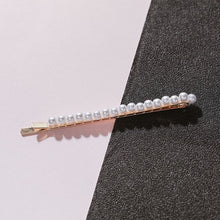 Load image into Gallery viewer, Woman elegant geometric pearl hairpins and hair clips