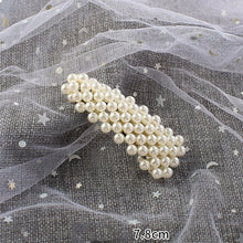 Load image into Gallery viewer, Woman elegant geometric pearl hairpins and hair clips