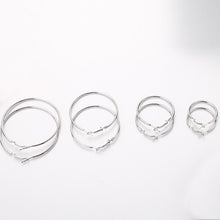 Load image into Gallery viewer, Hoop Earrings Big Smooth Circle Earrings