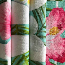 Load image into Gallery viewer, Tropical plants Microfiber Beach Towel / Tassel Blanket /Tapestry Home Decor