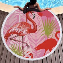 Load image into Gallery viewer, Tropical plants Microfiber Beach Towel / Tassel Blanket /Tapestry Home Decor