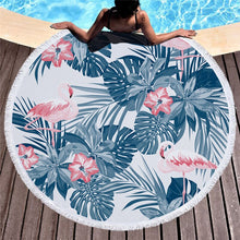 Load image into Gallery viewer, Tropical plants Microfiber Beach Towel / Tassel Blanket /Tapestry Home Decor