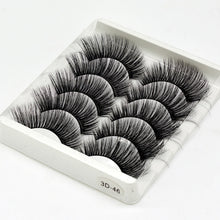 Load image into Gallery viewer, SEXYSHEEP 5Pairs 3D Mink Hair False Eyelashes