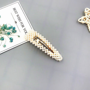 Hand made pearl Hair Clip