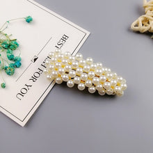 Load image into Gallery viewer, Hand made pearl Hair Clip