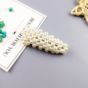 Hand made pearl Hair Clip