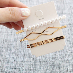 Hand made pearl Hair Clip