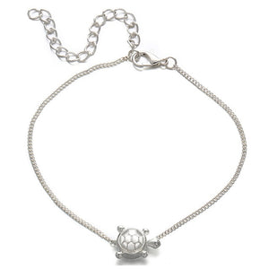Sea Turtles and other beach motifs foot anklets