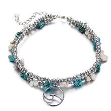 Load image into Gallery viewer, Sea Turtles and other beach motifs foot anklets