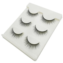 Load image into Gallery viewer, 3 pairs natural false eyelashes fake lashes long makeup 3d mink lashes extension eyelash mink eyelashes for beauty #X11