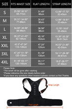 Load image into Gallery viewer, Male/ Female Adjustable Magnetic Posture Corrector Back Brace