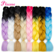 Load image into Gallery viewer, plecare 24inch Synthetic Jumbo Braid Hair 3.527lb/1 pc Pack Crochet Braiding Hair Extensions
