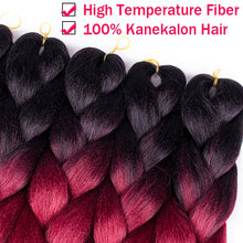 Load image into Gallery viewer, plecare 24inch Synthetic Jumbo Braid Hair 3.527lb/1 pc Pack Crochet Braiding Hair Extensions