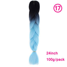 Load image into Gallery viewer, plecare 24inch Synthetic Jumbo Braid Hair 3.527lb/1 pc Pack Crochet Braiding Hair Extensions