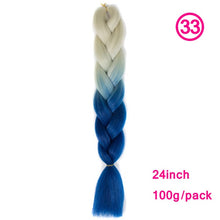 Load image into Gallery viewer, plecare 24inch Synthetic Jumbo Braid Hair 3.527lb/1 pc Pack Crochet Braiding Hair Extensions