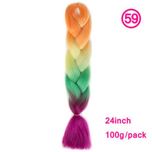 Load image into Gallery viewer, plecare 24inch Synthetic Jumbo Braid Hair 3.527lb/1 pc Pack Crochet Braiding Hair Extensions