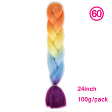 Load image into Gallery viewer, plecare 24inch Synthetic Jumbo Braid Hair 3.527lb/1 pc Pack Crochet Braiding Hair Extensions