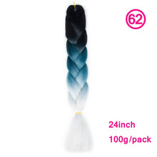 Load image into Gallery viewer, plecare 24inch Synthetic Jumbo Braid Hair 3.527lb/1 pc Pack Crochet Braiding Hair Extensions